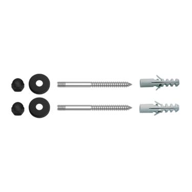 Parafuso para Fixa��o Vertical de Bacias e Bid�s Black Matte