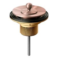 V�lvula de Escoamento Universal Arte com Tampa de Metal Cobre Escovado