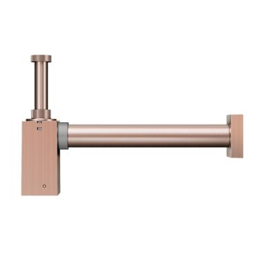 Sif�o para Lavat�rio Square Cobre Escovado