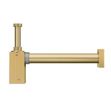 Sif�o para Lavat�rio Square Ouro Escovado