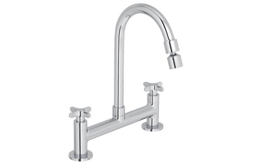 Misturador para Cozinha de Mesa Flex Cromado