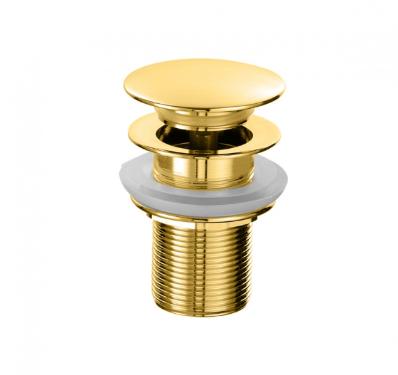 V�lvula para Lav�torio Click-Clac com Acionamneto Direto Componentes Dourado