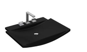 Cuba de Sobrepor Retangular �bano Fosco - L.145.94