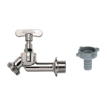 Torneira Angular 1122 para Jardim 1/2 e 3/4 Lat�o Cromado