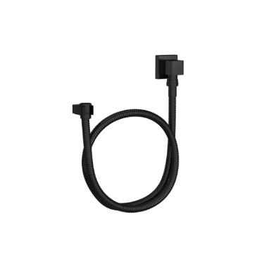 Kit Flex�vel Quadrado com Suporte para Ducha Manual Black Noir