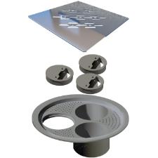 Grelha 15 x 15 Para Caixa Sifonada Pvc com Tampa Inox