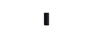 Arandela Wall Mini 2 Fachos Fechados 5w 3000k Preto