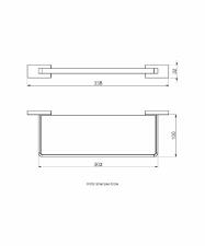 Porta Shampoo Dom Cromado