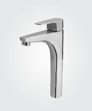 Misturador Monocomando para Lavat�rio de Mesa Bica Alta Led Cromado