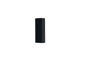 Arandela Wall Mini 1 Facho Aberto 1 Facho Fechado 5w 3000k Preto