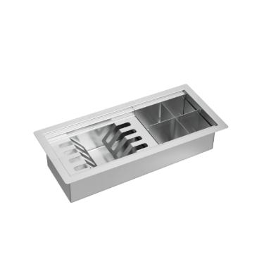 Calha Organizadora de Cozinha 45cm Inox