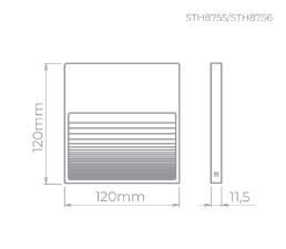 Balizador De Soprepor Big Neu 2 3w 3000k Branco