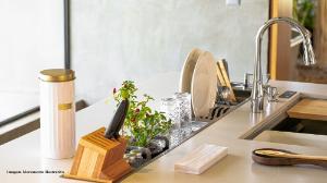 Calha �mida 137,6cm Inox