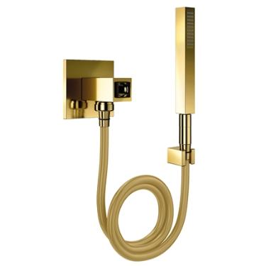 Desviador para Chuveiro 1/2 Square Ouro Polido