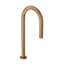 Bica Monocomando para Cozinha de Mesa Deca You Curva Red Gold