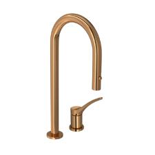 Bica Monocomando para Cozinha de Mesa Deca You Curva Red Gold