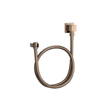 Kit Flex�vel Quadrado com Suporte para Ducha Manual Corten