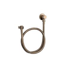 Kit Flex�vel Redondo com Suporte para Ducha Manual Corten