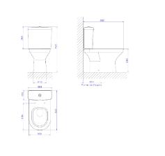 Kit Bacia com Caixa Acoplada Level Branco