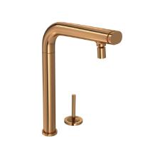 Bica Monocomando para Cozinha de Mesa Deca You Click Red Gold