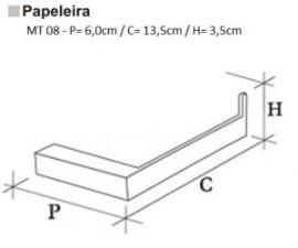 Papeleira Metric Red