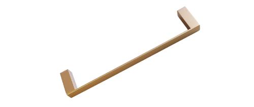 Porta Toalha 30cm Metric Gold Fosco