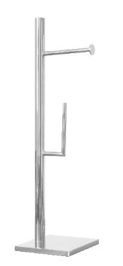 Papeleira de Ch�o com Reserva Light Cromado