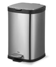 Lixeira com Pedal e Balde 12L Inox