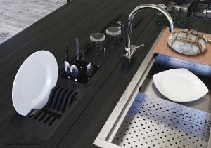 Escorredor de Utens�lios 30cm Black