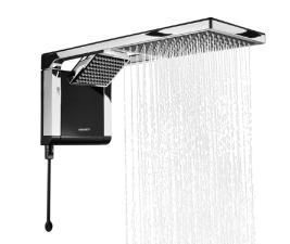 Chuveiro Acqua Duo Flex Ultra Eletr�nico Com Ducha 220V 6800W Preto e Cromado