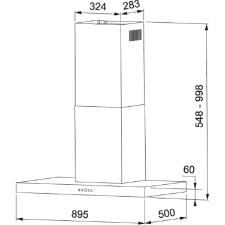 Coifa de Parede Linea Touch Franke 90cm 220V