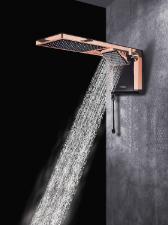 Chuveiro Acqua Duo Ultra Eletr�nico Com Ducha 220V 6800W Preto e Rose Gold