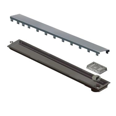 Ralo Linear Versatile Tampa Inox 50 cm