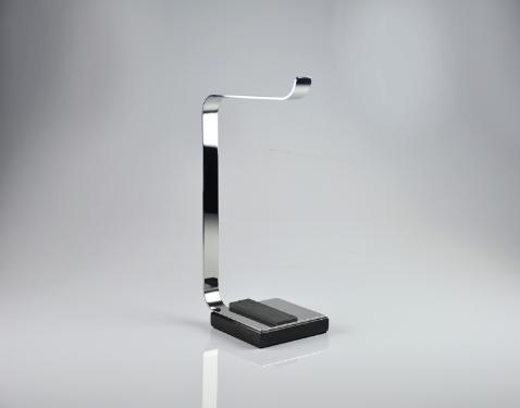 Toalheiro de Bancada Oriente Stone Inox e Preto