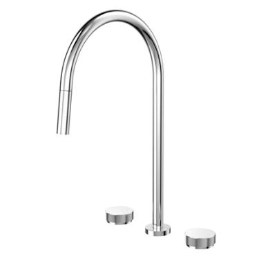 Misturador para Cozinha de Mesa com Ducha Retr�til Mix & Match Cromado