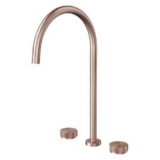 Misturador para Cozinha de Mesa Bica Alta  Mix & Match Cobre Escovado