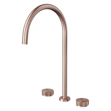 Misturador para Cozinha de Mesa Bica Alta  Mix & Match Cobre Escovado