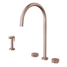 Misturador para Cozinha de Mesa com Ducha Lateral  Mix & Match Cobre Escovado
