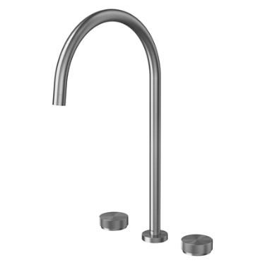 Misturador para Cozinha de Mesa Bica Alta  Mix & Match Grafite Escovado