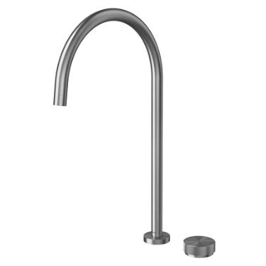 Torneira para Cozinha de Mesa Bica Alta  Mix & Match Grafite Escovado