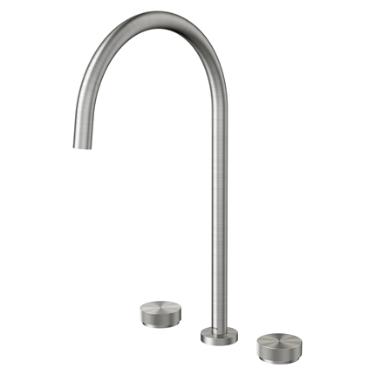 Misturador para Cozinha de Mesa Bica Alta Mix & Match Inox Escovado
