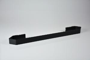 Porta Toalha 30 cm Elemento Zen Preto