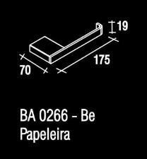 Papeleira Be Red Gold