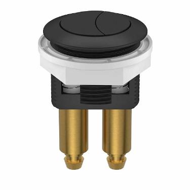 Bot�o Duplo Acionamento Black Matte