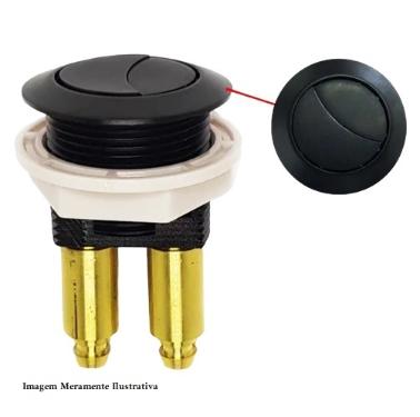 Bot�o Duplo Acionamento Black Matte