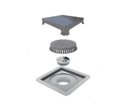 Grelha 10 x 10 com Tampa Square Inox