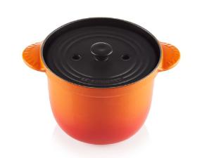 Panela de Arroz com Tampa Interna 18cm Laranja