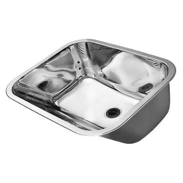 Tanque Monobloco Embutir/Sobrepor com V�lvula 55x45 Alto Brilho