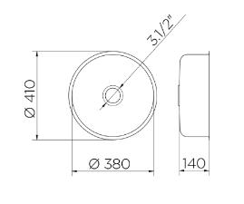 Cuba Riva 38x14 Alto Brilho