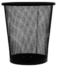 Lixeira Office Redonda 5L Preto